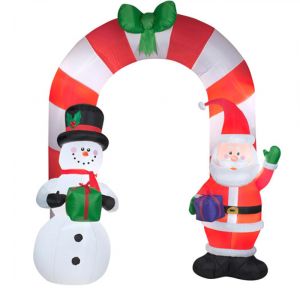 Buy cheap Customized Beautiful Nice Holiday Party Decoration Inflatable Christmas Arch for Santa from wholesalers