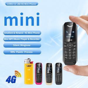 Buy cheap LONG-CZ J60 0.66" Mini Cellphone FM Wireless Bluetooth Handsfree Earphone Single SIM Card phone from wholesalers