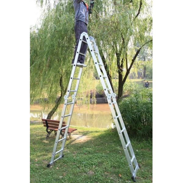 Buy cheap Portable 5.8m 4x5 Aluminium Scaffolding Ladder from wholesalers