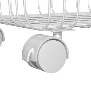 Customized Square Metal Laundry Basket , Rolling Metal Laundry Hamper