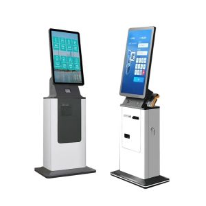 Buy cheap Customizable Self Service Check In Kiosk With Turnable Card Dispenser from wholesalers