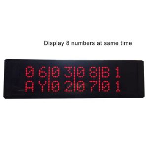 wireless calling system, multi groups call number monitor, it can show 4 numbers