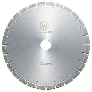 350mm Laser Welding Diamond Saw Blade for Marble Ceramic Ti-Coated Edge Height 0