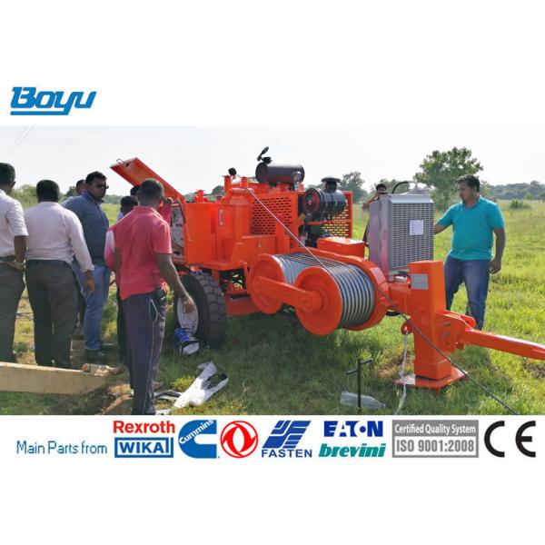 Buy cheap Overhead Stringing Max Intermittent Pull 100kN Hydraulic Cable Puller Machine from wholesalers
