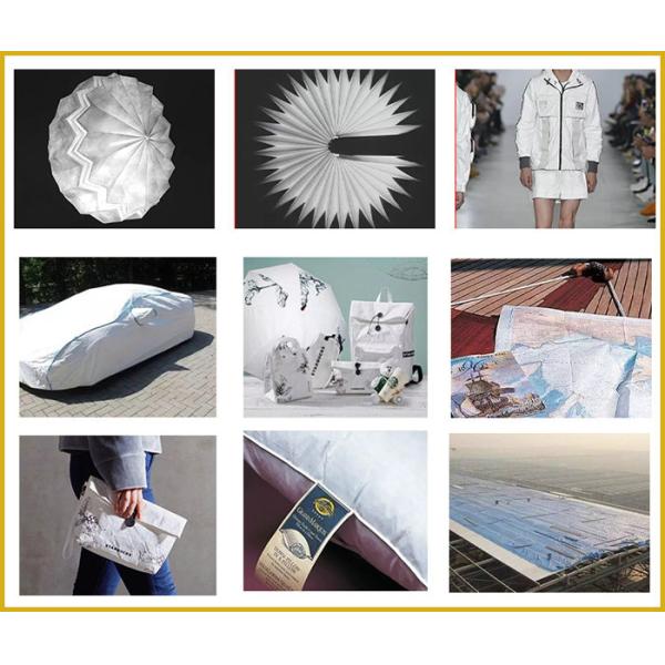  68gsm 75gsm White Tyvek Paper For Desiccant Packing 70 * 100cm Waterproof