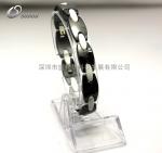 Far Infrared Health Custom Size 316L Stainless Steel Jewelry with Titanium Color