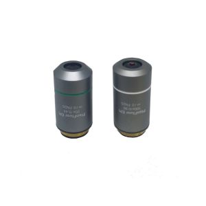 Half Achromatic 10X Objective Len Bright Dark Flat Field