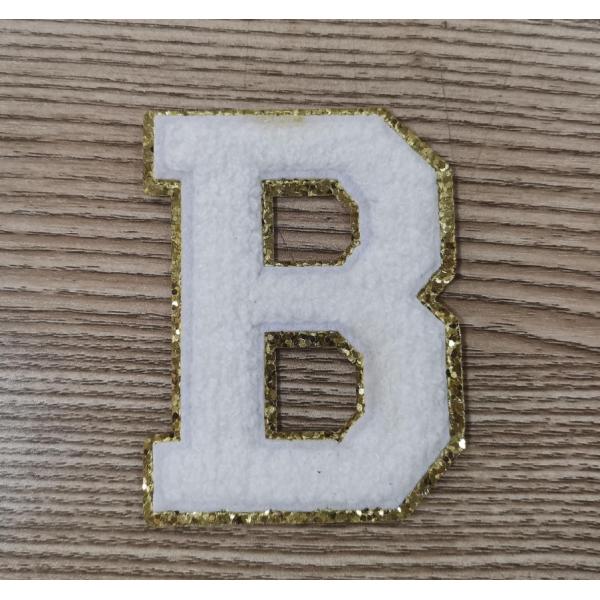 Buy cheap Towel Embroidered Letter Patches Heat Transfer Labels For Clothes from wholesalers