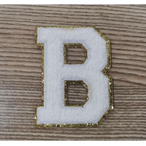 Buy cheap Towel Embroidered Letter Patches Heat Transfer Labels For Clothes from wholesalers