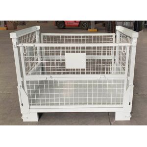 Buy cheap Galvanized Wire Mesh Stackable Pallet Cages Stillage Heavy Duty 1200x1000 from wholesalers