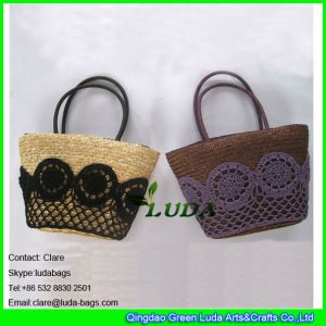 Buy cheap LUDA discount handbags crochet lace wheat straw tote bags from wholesalers
