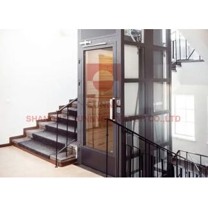 China Stainless Steel 304 Passenger Elevator Home Elevator Lift 2 - 4 Floors on sale