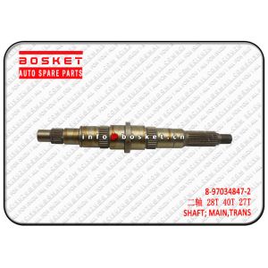 Isuzu 4HF1 MXA5R Transmission Main Shaft 8970348472 8-97034847-2