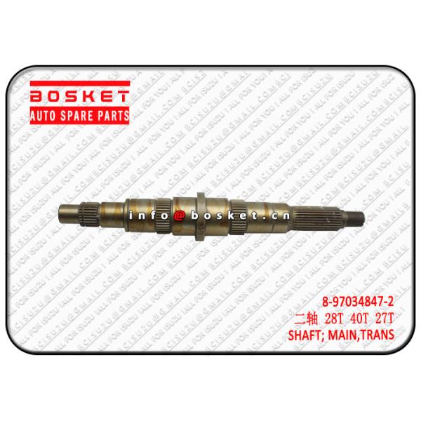 Isuzu 4HF1 MXA5R Transmission Main Shaft 8970348472 8-97034847-2