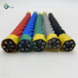 Buy cheap High Strength 16mm Polyester Rope Braided with 40KN Capacity from wholesalers