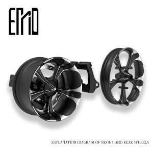 INCA Custom Motorcycle Wheel LG-59 3D Hyperfine Turbo Style Wheels