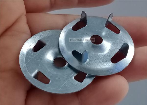1 1/4 In Metal Plaster Washer With Fingers Galvanized Steel Designed For Plaster