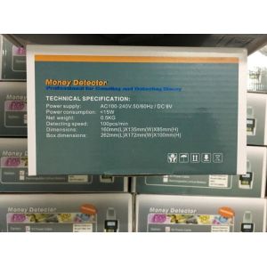 2 in 1 Mini Counterfeit money Dollar Bill Detector US Euro Pound Fake Currency