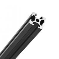 Buy cheap 20mm X 20mm T Slot Aluminum Extrusion Profile Anodized Black Linear Rail Guide product