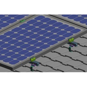 China Rooftop Solar Power System Solar Mounting Structure Various Roof Tile Hooks on sale
