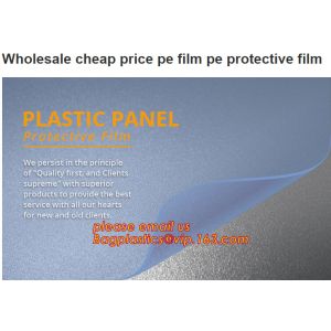 China Metalizing protective film for aluminum profiles wood,Best Transparent Adhesive Protective Surface Plastic LLDPE Film on sale