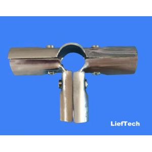 Buy cheap T Shape Vertical Chrome Tubing And Fittings Joint Connector product
