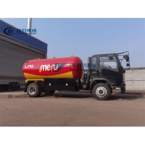 Buy cheap Q345R Tank 5T LPG Bobtail Truck For Cylinder Refilling from wholesalers