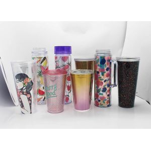 Buy cheap Printed Acetate Insert  for Double Wall Transparent Plastic Tumbler from wholesalers