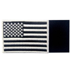 Buy cheap Embroidered USA Country Flag Patches With Hook And Loop Backing from wholesalers
