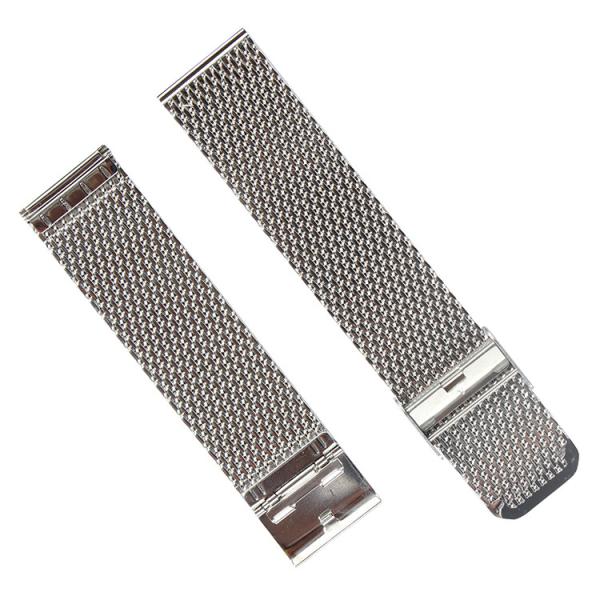 Buy cheap Polished 22mm Mesh Watch Band , ROHS SS Metallic Watch Straps from wholesalers