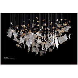 Adjustable Height Modern Style Led Art Chandelier Light For Large Projects With