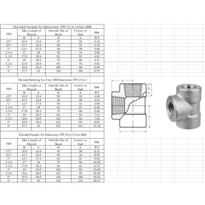 Buy cheap Stainless Steel 2 Inch 2000 PSI Threaded Reducing Tee from wholesalers