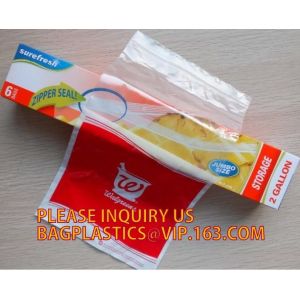China Customize Resealable Plastic Clear Poly k Baggies custom zip lock bag, LDPE HDPE CPE PPE PVC Plastic Slider Zipper on sale