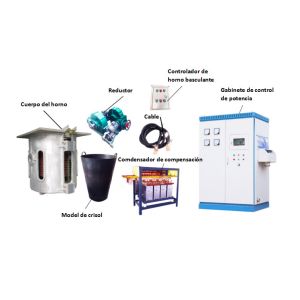 Buy cheap 200kg 200KW Induction Melting Furnace for Steel Copper Aluminum from wholesalers