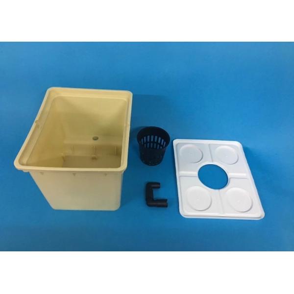 Pp Soilless Hydroponic System Medium 30x25x23cm Beige Dutch Bucket Growing Tomatoes Cucumber Zucchini