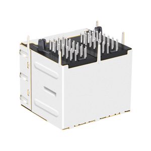 Buy cheap XRJD-S-22-8-8-4 China Single Port 2x2 Port Side Entry Pcb Jack Manufactures LPJE107-0AHNL from wholesalers