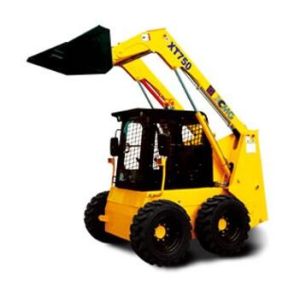 Road Maintenance Machinery Micro XT750 0.55m3 Bucket Skid Steer Loader