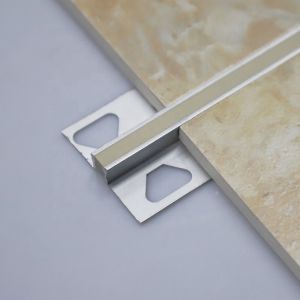 Anodised 15mm Aluminium Movement Joint For Stone Floors