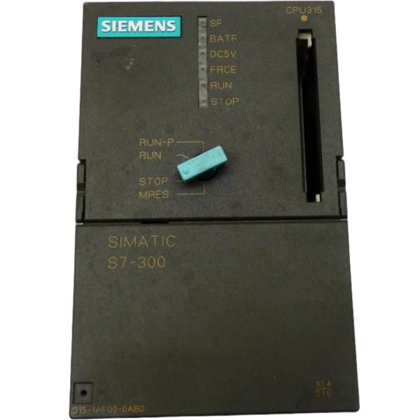 Buy cheap SIEMENS 6ES7315-1AF00-0AB0 CPU 315 CPU WITH INTEGRATED 24 V DC POWER SUPPLY, 48 KBYTES, 16KAW, 0,3MS/KAW, CLOCK, from wholesalers