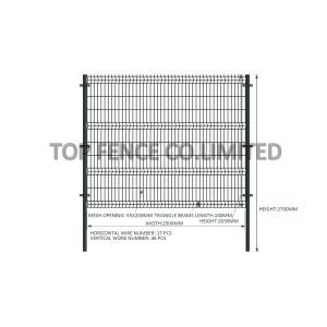 3D wire mesh fence panels