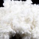 Buy cheap 15D 100% PET Materials White Polyester Fiber Staple from wholesalers