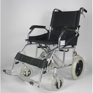 China Portable Lightweight Foldable Aluminum Manual Wheelchair Easy Carry For Elderly on sale