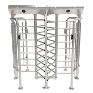 Buy cheap ZKTECO FHT2300D high quality 304 stainless steel full height turnstile security system from wholesalers