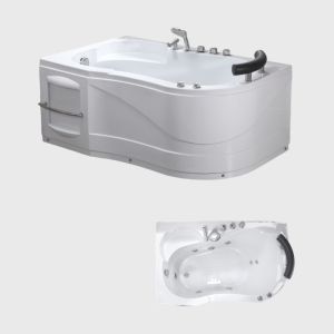 Buy cheap Waterfall Surfing Heated Jacuzzi Bathtubs Air Jetted Massage With Seat from wholesalers