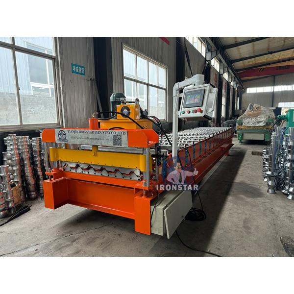 980 roof sheet roll forming machine in Brazil 980 roofing sheet roll forming machine | metal roof roll forming machine |