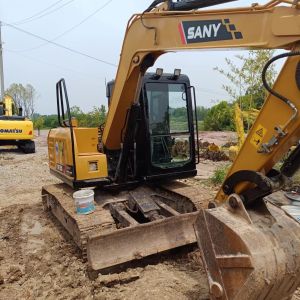 Buy cheap 95% Sany Sy75c Middle Excavator Equipment Machinery Used Tracked Excavator Year 2016 from wholesalers