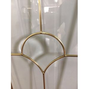 Custom Tempered Beveled Glass Panels , Hollow Clear Beveled Glass Panels
