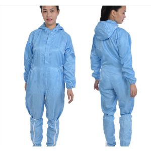 Antistatic Disposable Hooded Coveralls S-3XL Customized Color Accepted