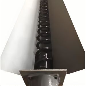 Buy cheap Customized Rubber Chip Particle U-Shape Auger Conveyor from wholesalers