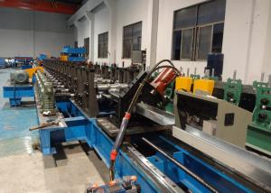 Buy cheap High Speed Channel Cable Tray Roll Forming Machine Line With Servo Flying Cutoff product